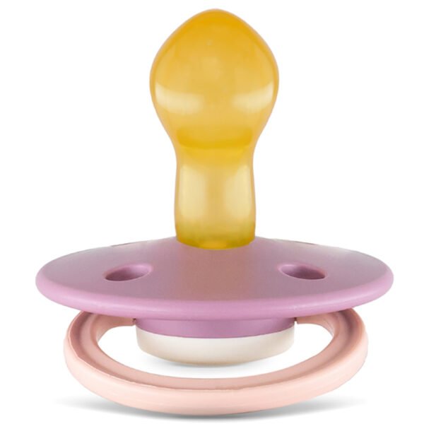 Rebael – Fashion Natural Rubber Round Pacifier Size 2 – Baby 6M+ 1-pack – Misty Pearly Poodle