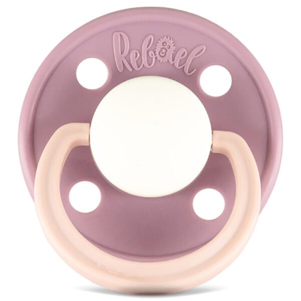 Rebael – Fashion Natural Rubber Round Pacifier Size 2 – Baby 6M+ 1-pack – Misty Pearly Poodle