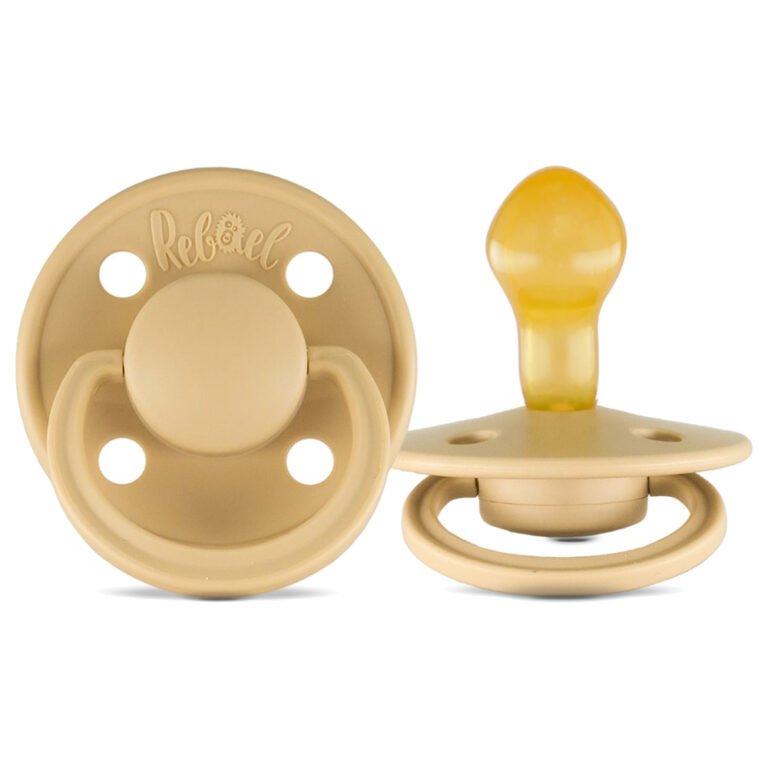Rebael - Mono Natural Rubber Round Pacifier Size 2 - Baby 6M+ 1-pack - Laurel