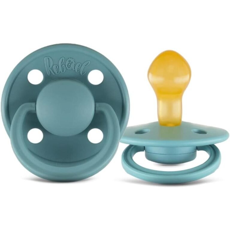 Rebael - Mono Natural Rubber Round Pacifier Size 2 - Baby 6M+ 1-pack - Powder