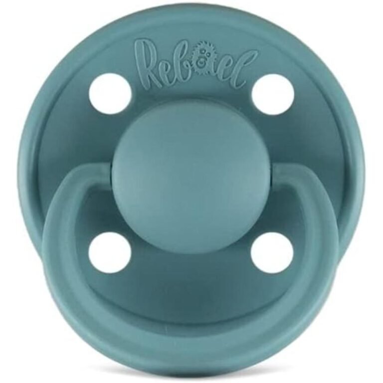 Rebael - Mono Natural Rubber Round Pacifier Size 2 - Baby 6M+ 1-pack - Powder
