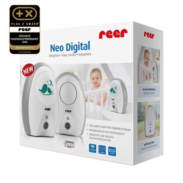 Reer Neo Digital Audio Baby Monitor, 100% Tap-Proof