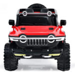 Ride-On Car 2-Seater 4×4 Super Jeep – 12V Electric Battery Powered with Remote Control, Music & LED Lights – Red