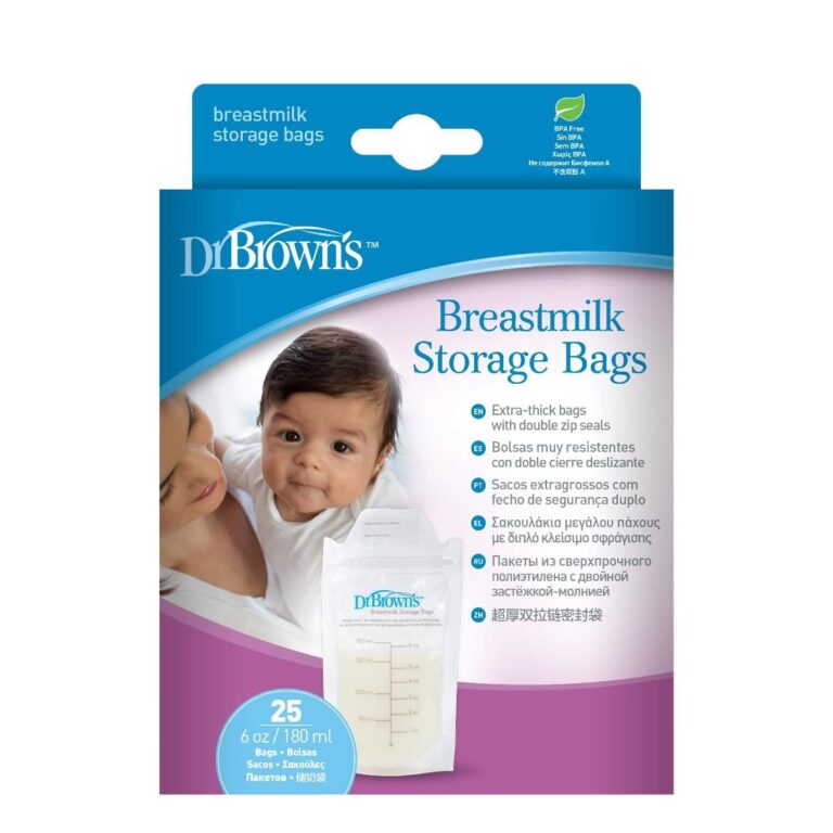 Dr. Browns - Breastmilk Storage Bag - 180ml (25Pcs)