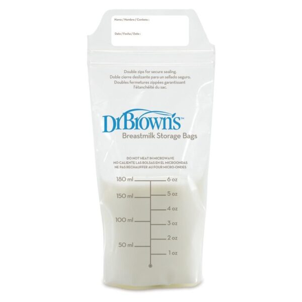 Dr. Browns – Breastmilk Storage Bag – 180ml (25Pcs)