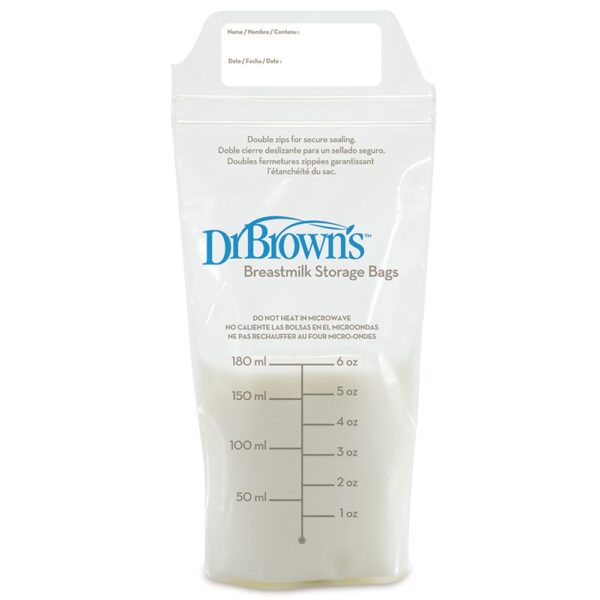 Dr. Browns – Breastmilk Storage Bag – 180ml (25Pcs)
