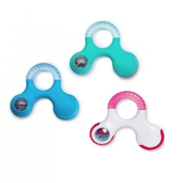 Suavinex Blue Step 3 Silicone Teether – +6m