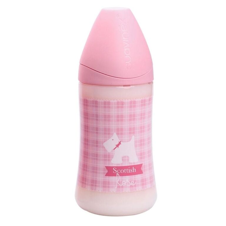 Suavinex - Wide Neck Feeding Bottle PP Anatomical 270ml - Pink