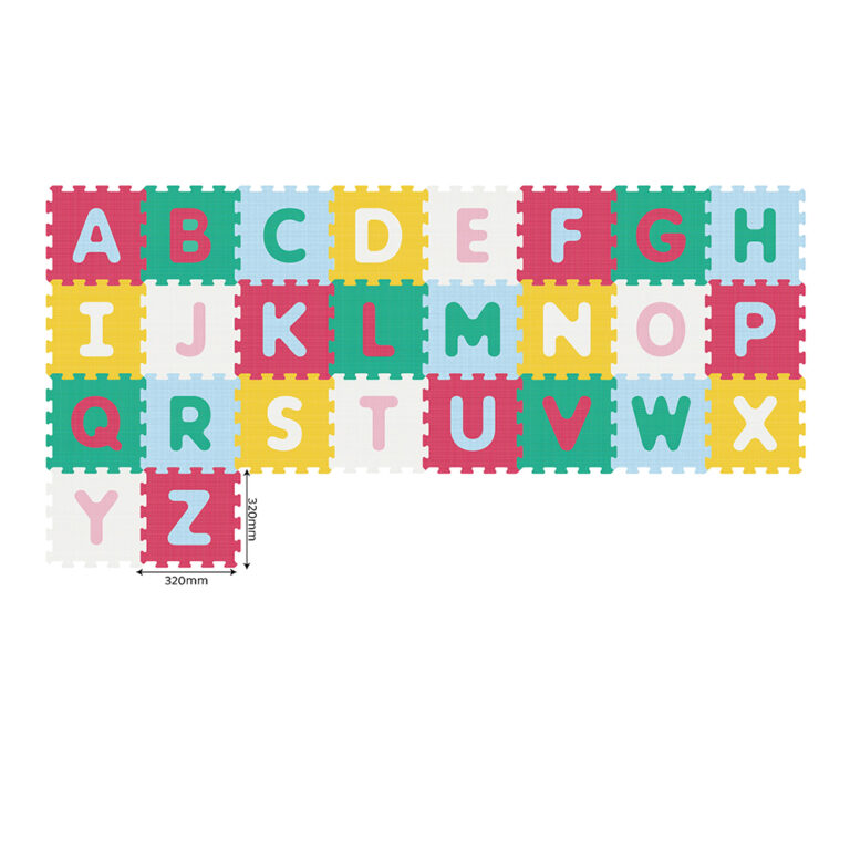 Sunta - Alphabet Floor Puzzle Mat 26 pcs - Assorted