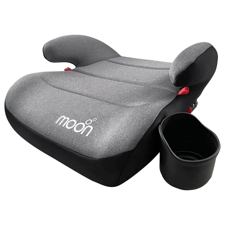 Moon - Kido Booster Car Seat W/ Isofix Group 2/3 - Grey