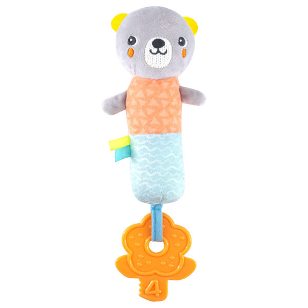Moon Jungle Friends Soft Rattle Toy (Bear)