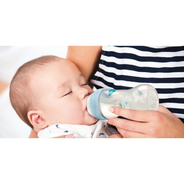 Nuvita – Mimic Cool Anti Colic Baby Bottles 330ml – White