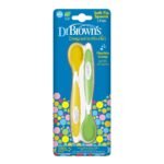 Dr. Browns – Soft-Tip Spoon, 2-Pack (Yellow, Green)