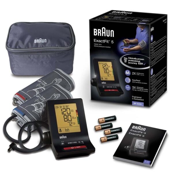 Braun – BP6200 Exact Fit 5 Blood Pressure Monitor – Black