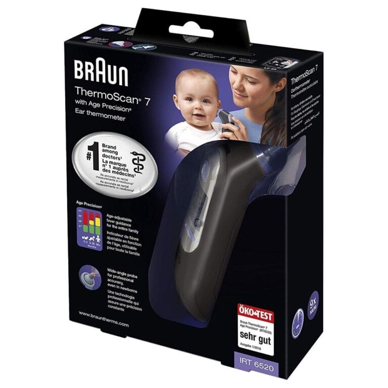 Braun - IRT6520 ThermoScan 7 Age Precision - Black