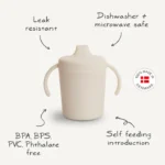 Mushie – Trainer Sippy Cup – Blush