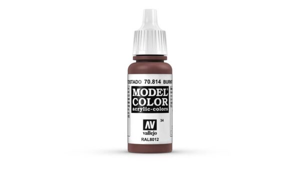 Vallejo – 70.814 Model Color Paint 17ml – Burnt Red