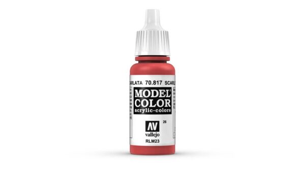 Vallejo – 70.817 Model Color Paint 17ml – Scarlet