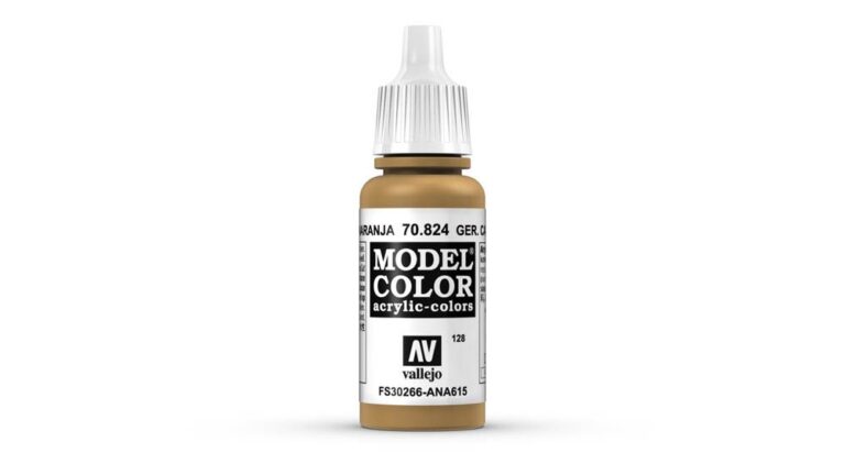 Vallejo Color Paint 17ml - German Camouflage Orange Ochre