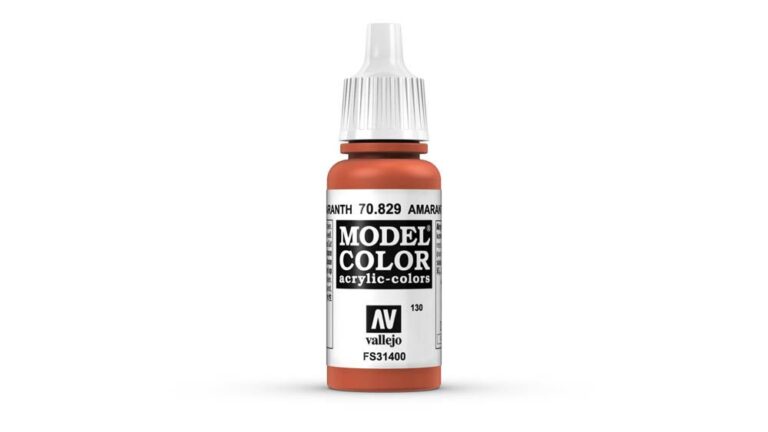 Vallejo - 70.829 Model Color Paint 17ml - Amaranth Red