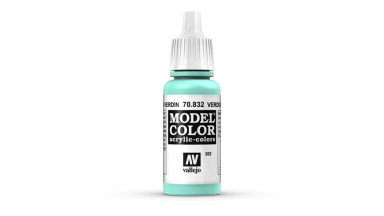 Vallejo - 70.832 Model Color Paint 17ml - Verdigris Glaze