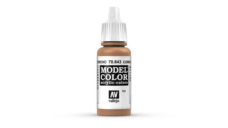 Vallejo - 70.843 Model Color Paint 17ml - Cork Brown