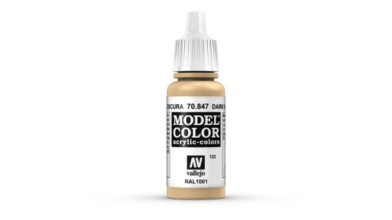 Vallejo - 70.847 Model Color Paint 17ml - Dark Sand
