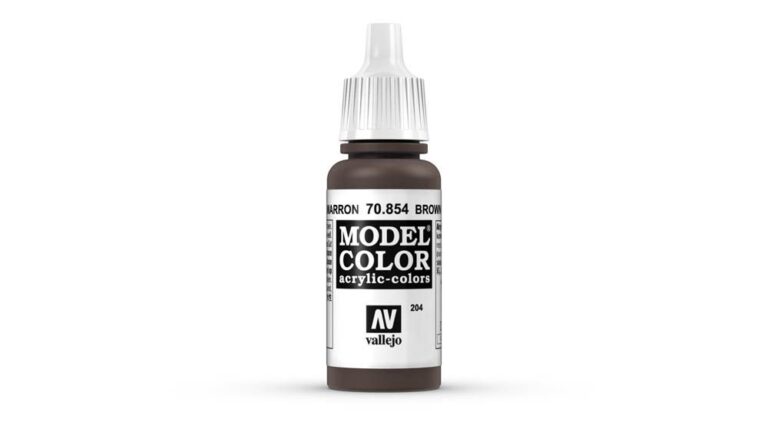 Vallejo - 70.854 Model Color Paint 17ml - Brown Glaze