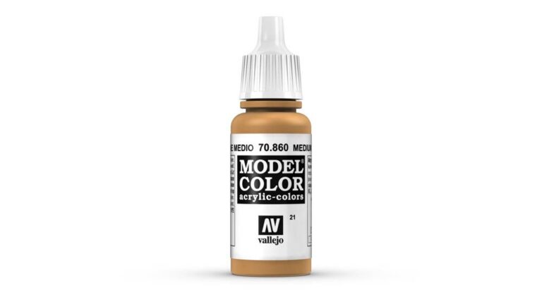 Vallejo - 70.860 Model Color Paint 17ml - Medium Fleshtone