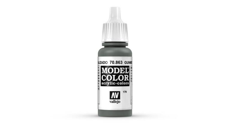 Vallejo-70-863-Model-Color-Gun-Metal-Grey-17ml