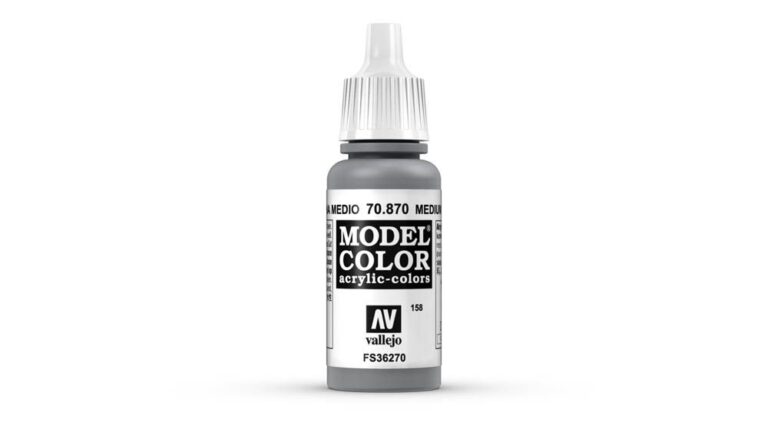 Vallejo - 70.870 Model Color Paint 17ml - Medium Sea Grey