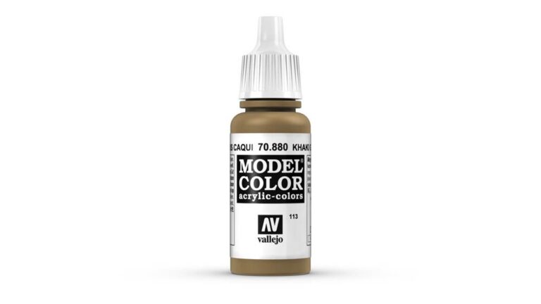 Vallejo - 70.880 Model Color Paint 17ml - Khaki Grey