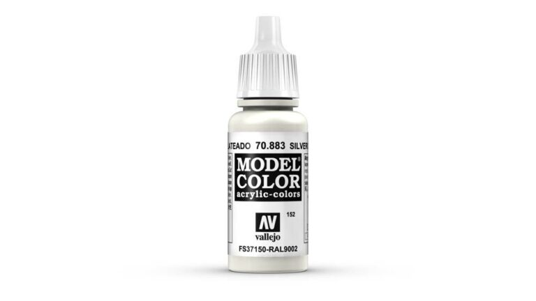 Vallejo - 70.883 Model Color Paint 17ml - Silver Grey