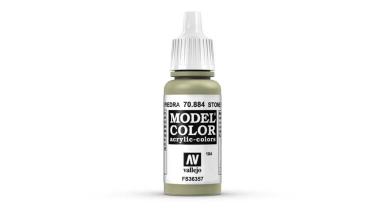 Vallejo - 70.884 Model Color Paint 17ml - Stone Grey