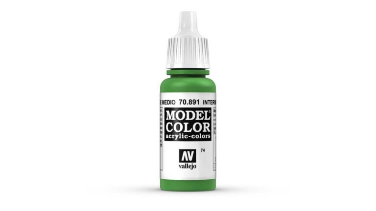 Vallejo - 70.891 Model Color Paint 17ml - Intermediate Green