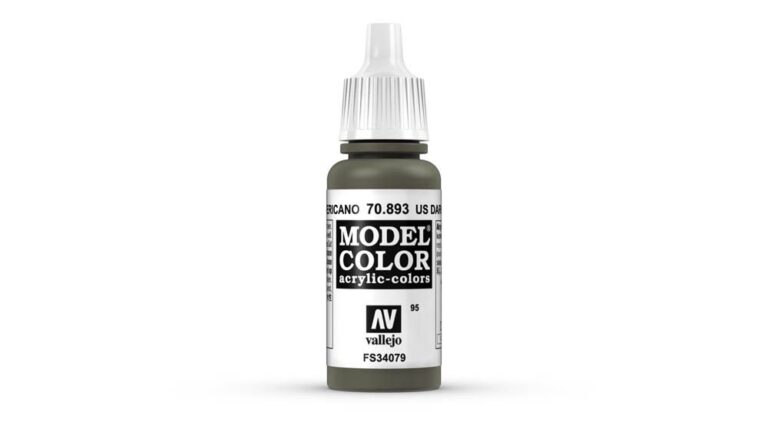 Vallejo - 70.893 Model Color Paint 17ml - US Dark Green