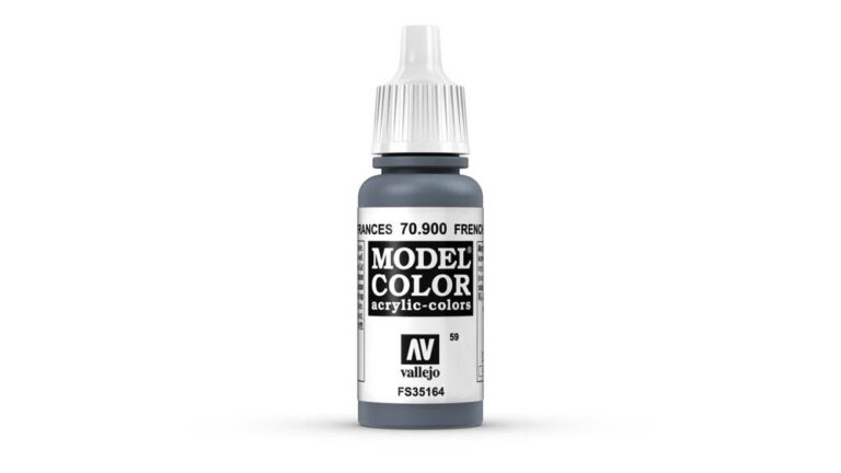 Vallejo - 70.900 Model Color Paint 17ml - French Mirage Blue