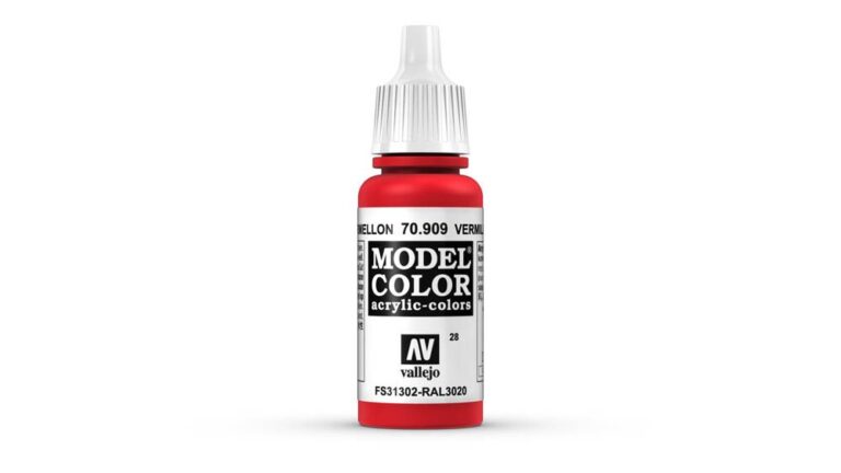 Vallejo - 70.909 Model Color Paint 17ml - Vermilion