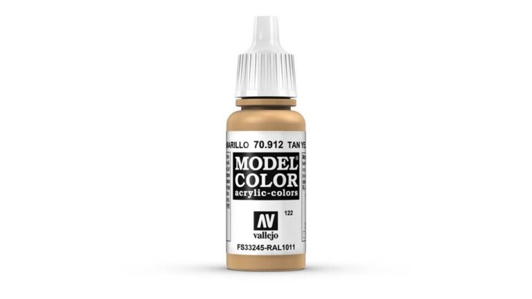 Vallejo - 70.912 Model Color Paint 17ml - Tan Yellow