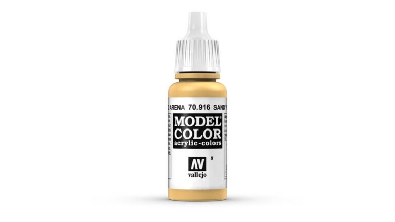 Vallejo - 70.916 Model Color Paint 17ml - Sand Yellow