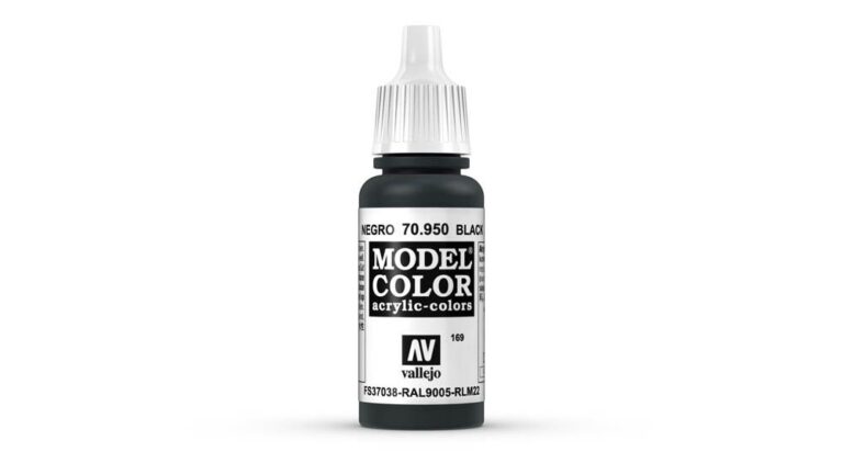 Vallejo - 70.950 Model Color Paint 17ml - Black