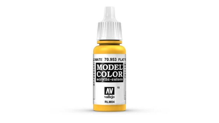 Vallejo - 70.953 Model Color Paint 17ml - Flat Yellow