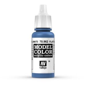 Vallejo – 70.962 Model Color Paint 17ml – Flat Blue