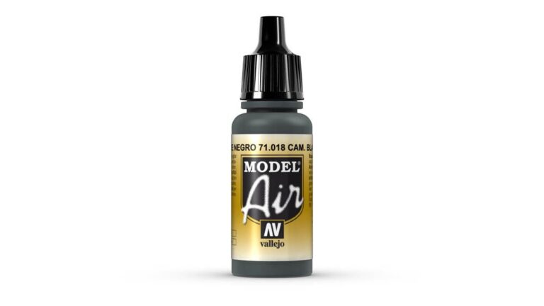 Vallejo - 71.018 Model Air Acrylic Paint 17ml - Black Green