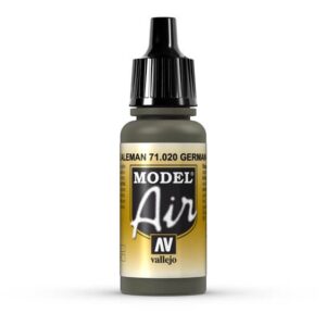 Vallejo – 71.020 Model Air Acrylic Paint 17ml – Green Brown