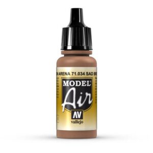 Vallejo – 71.034 Model Air Paint 17ml – Sand Brown