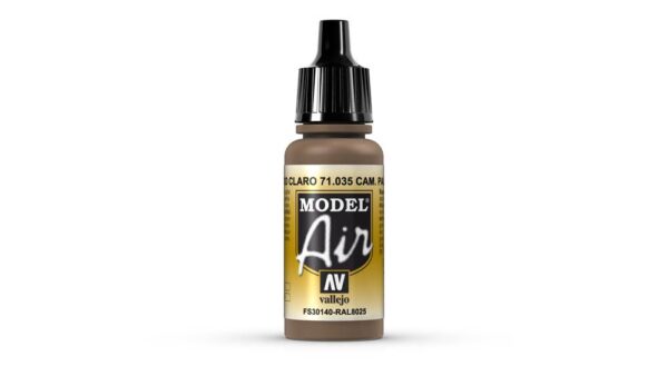 Vallejo – 71.035 Model Air Paint 17ml Camouflage Pale Brown