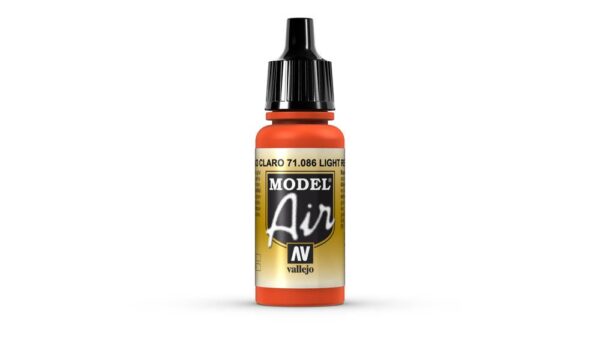 Vallejo – 71.086 Model Air Paint 17ml – Light Red