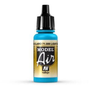 Vallejo – 71.089 Model Air Paint 17ml – Light Sea Blue