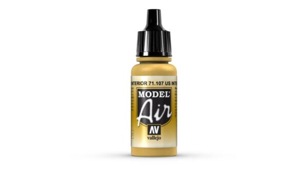 Vallejo – 71.107 Model Air Paint 17ml – US Interior Yellow
